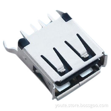 2.0 USB Connector, A/F 180° DIP 13.0 L